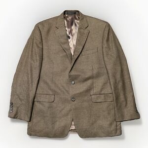 Polo‎ Ralph Lauren Men's 44R Blazer Brown Houndstooth
